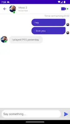 Lionel Messi Fake Video Call android App screenshot 0