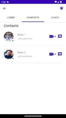 Lionel Messi Fake Video Call android App screenshot 2